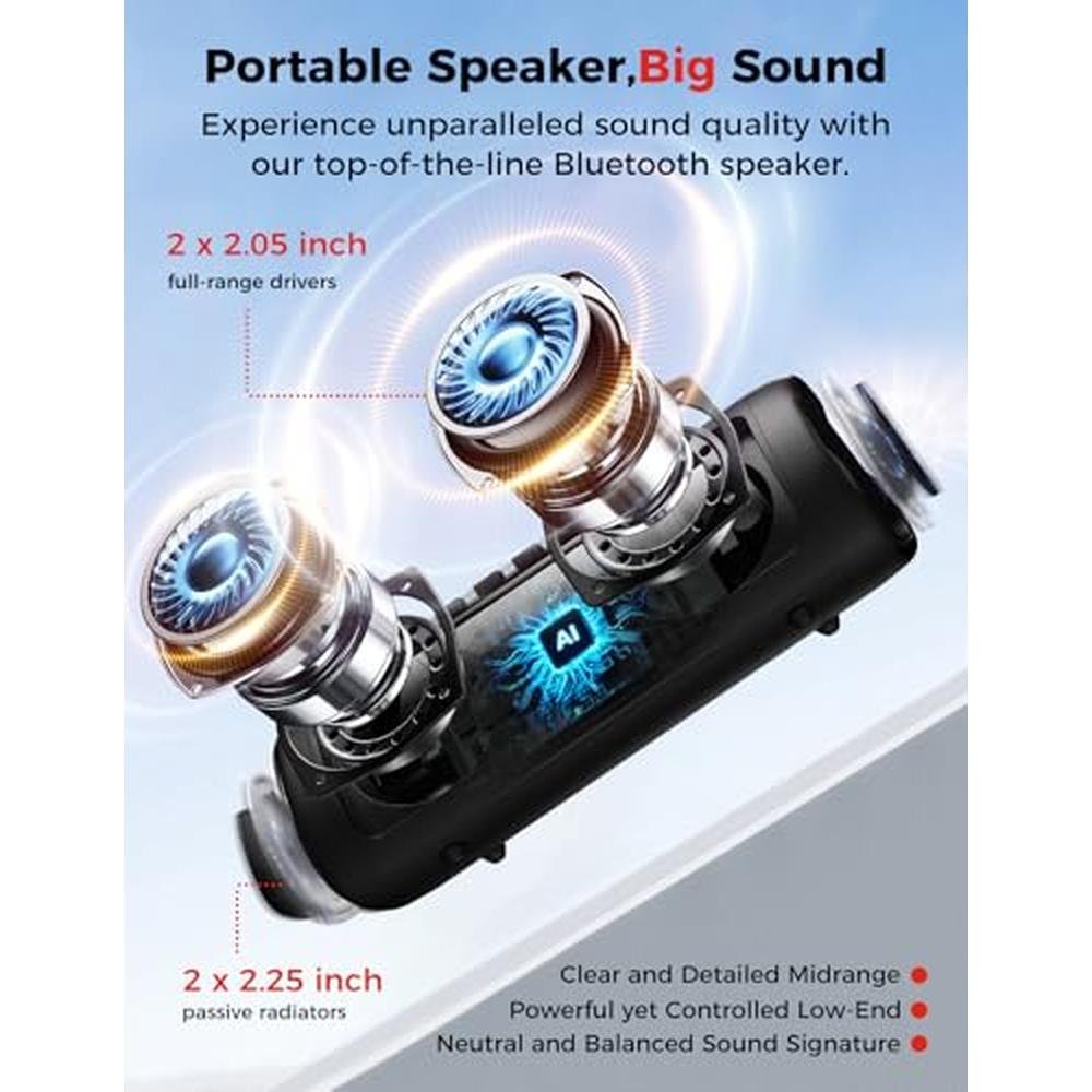 Bolabutty Bluetooth Speaker: BolaButty Portable Wireless – Side View