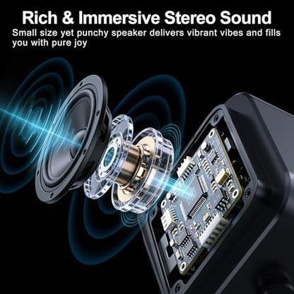 Speaker Phone: BOLONMI Wireless Bluetooth Induction Speaker – In Use