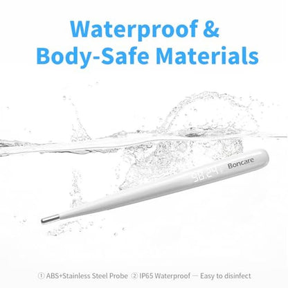 Boncare Rechargeable Digital Basal Thermometer – Close-up Detail