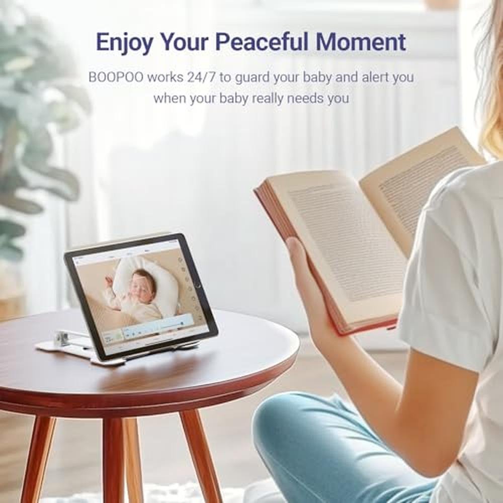 Night Boopoo: BOOPOO 2K Baby Sleep Breathing Monitor Camera – Packaging
