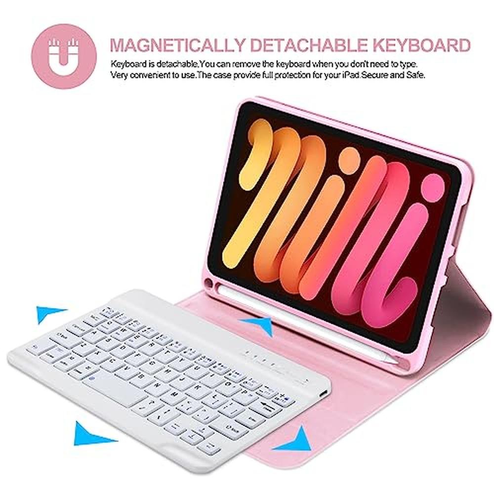 2024 iPad Mini 7th Gen Keyboard Case – Side View