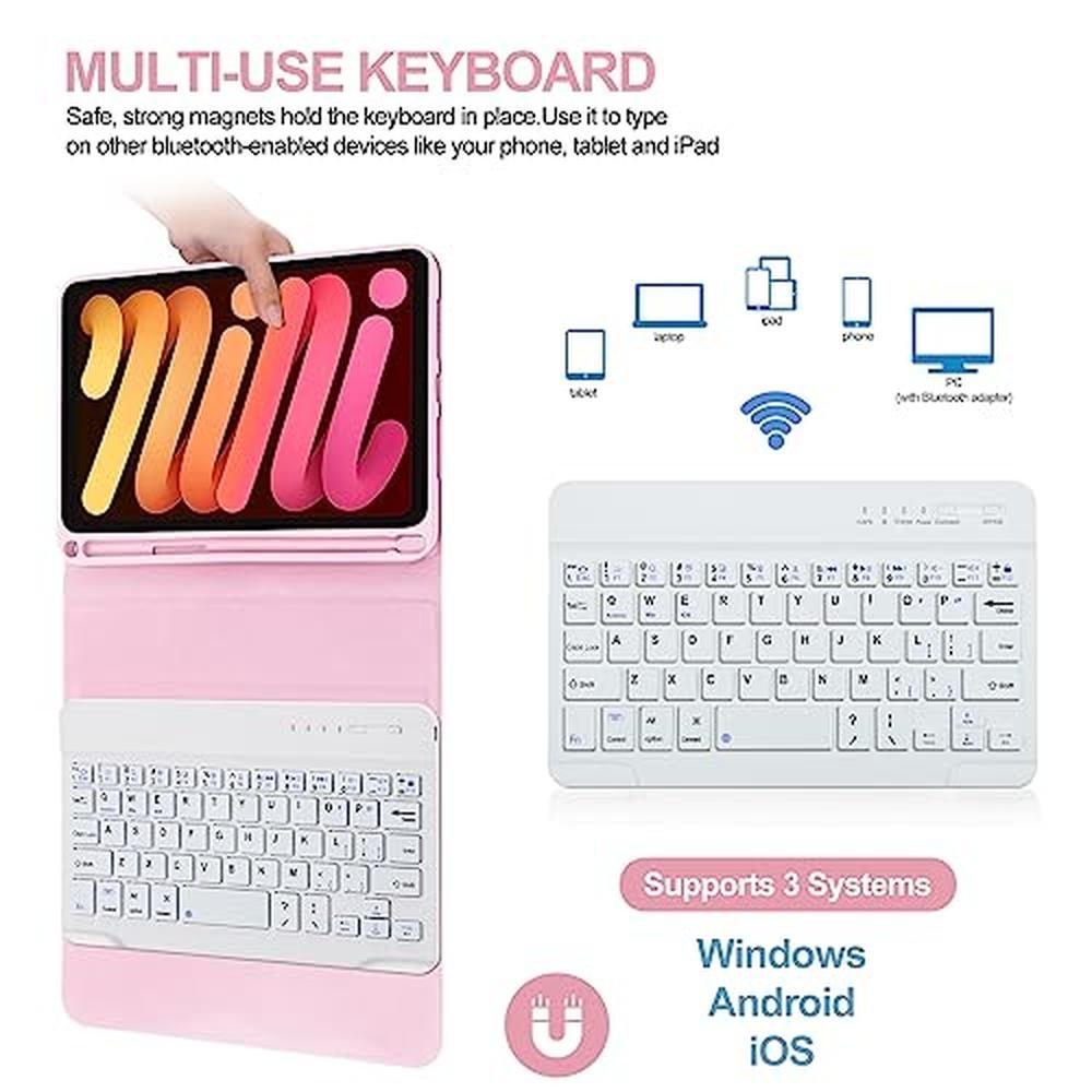 2024 iPad Mini 7th Gen Keyboard Case – In Use