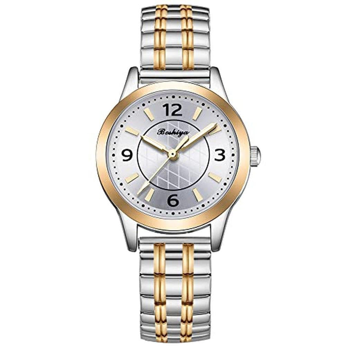 Gold BOSHIYA Watches for Women – Front View