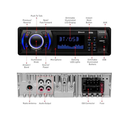 BOSS Audio Systems 616UAB Car Stereo With Bluetooth – Packaging