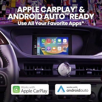 BOSS Audio Systems BV9358B Car Stereo Wireless CarPlay – Close-up Detail