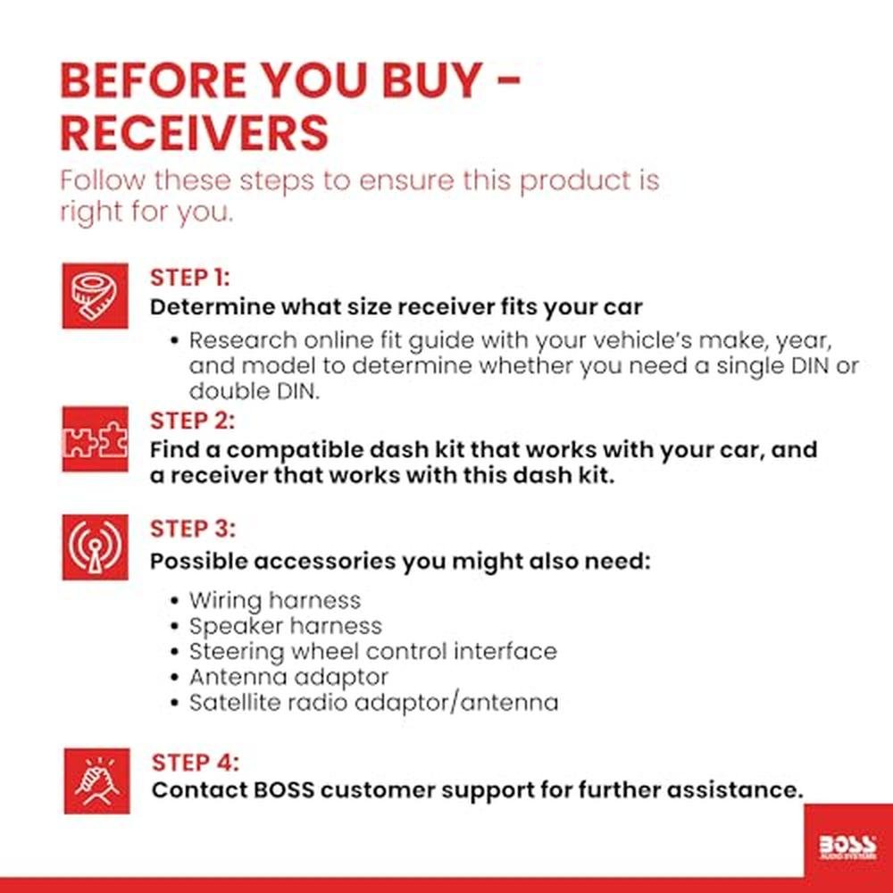 BOSS Audio Systems MCK508WB.64S Marine Boat Bluetooth – Close-up Detail