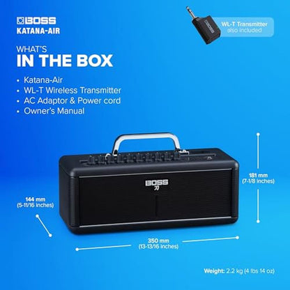 BOSS Katana-Air: Wireless Compact Desktop Amplifier for – Close-up Detail