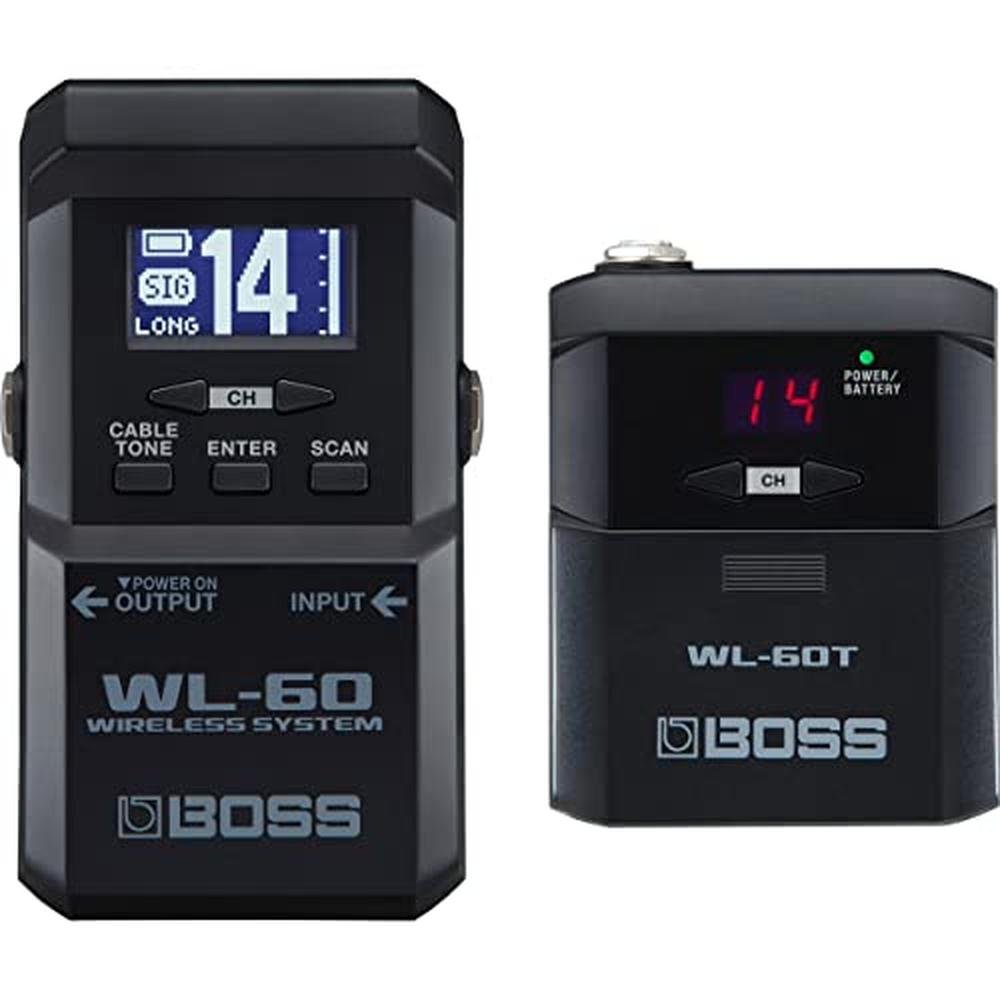 BOSS WL-60 Wireless Guitar System with Bodypack Transmitter – Close-up Detail