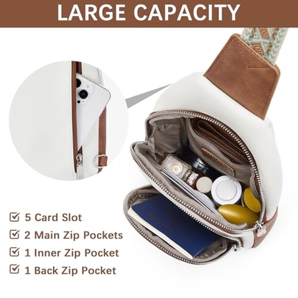Bostanten Sling Bag: Premium Leather Crossbody Bag – In Use