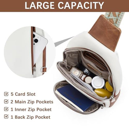 Bostanten Sling Bag: Premium Leather Crossbody Bag – In Use
