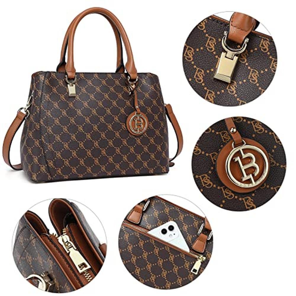 Bostanten Women: Luxury Leather Handbag Designer Top Handle – In Use