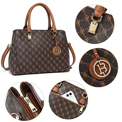 Bostanten Women: Luxury Leather Handbag Designer Top Handle – In Use