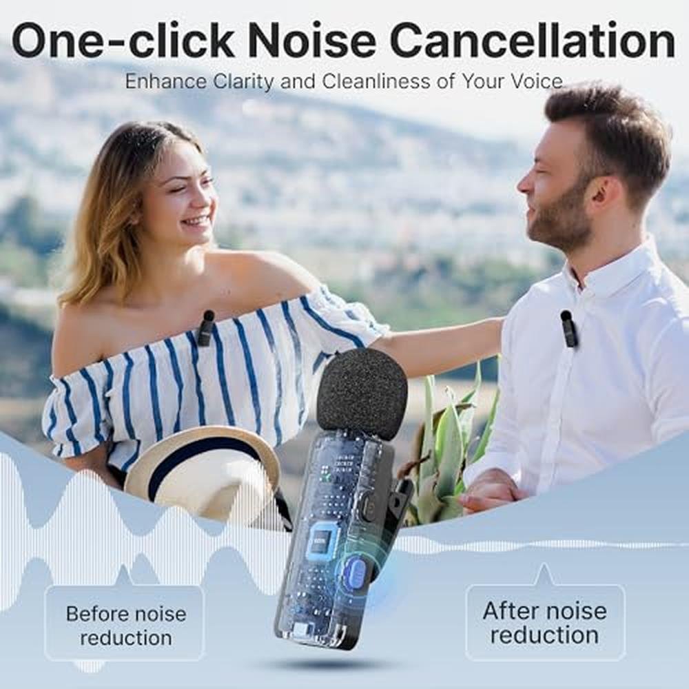 BOYA by-V4 Wireless Microphones – Close-up Detail