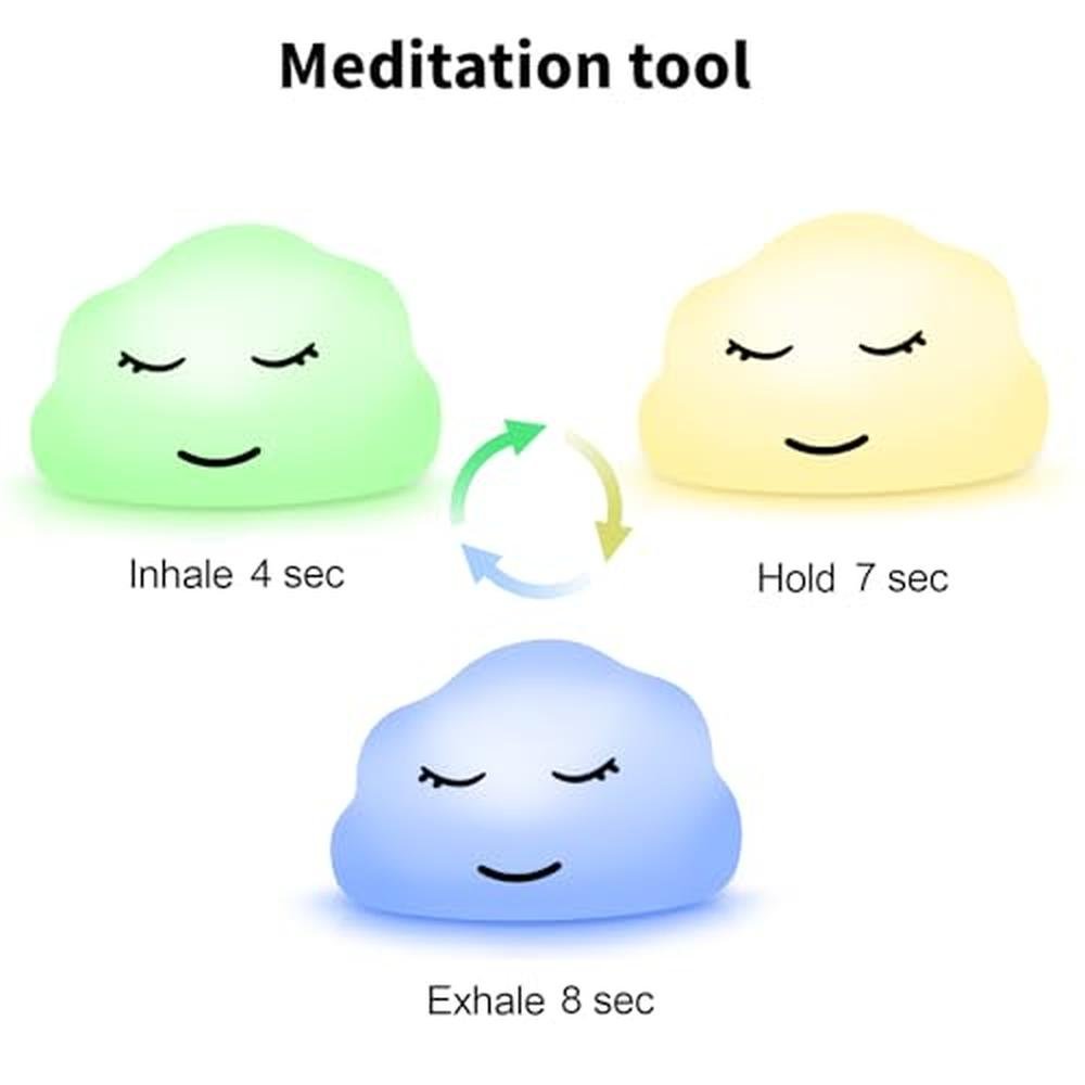 Breathing Visual: Guided Meditation Lamp – Close-up Detail