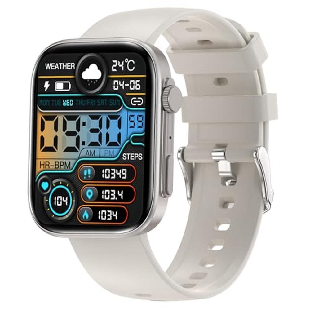 Bribejat Smart Watch: Premium IP68 Waterproof Fitness – Front View