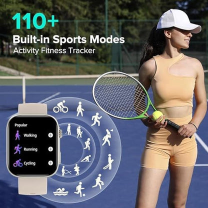 Bribejat Smart Watch: Premium IP68 Waterproof Fitness – Close-up Detail