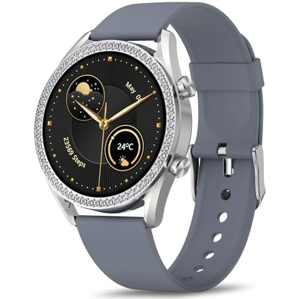 Bribejat Smart Watch: BRIBEJAT Women's Model with HD 1.27'' – Front View