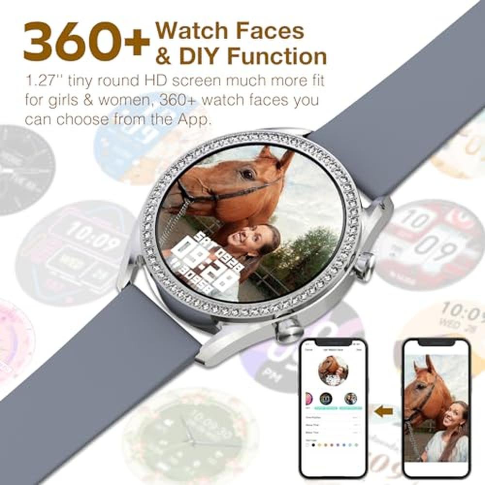 Bribejat Smart Watch: BRIBEJAT Women's Model with HD 1.27'' – In Use