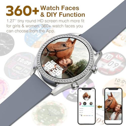 Bribejat Smart Watch: BRIBEJAT Women's Model with HD 1.27'' – In Use