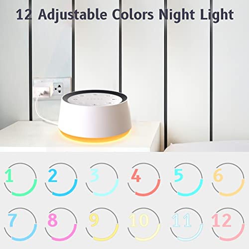 Noise Machine: Brown Noise Sound Machine with 30 Soothing – Close-up Detail