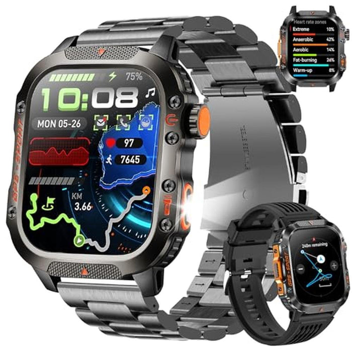 BRUBOSES GPS Smart Watch for Men – Front View