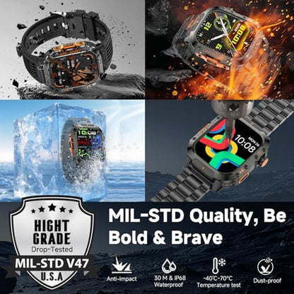 BRUBOSES GPS Smart Watch for Men – Close-up Detail