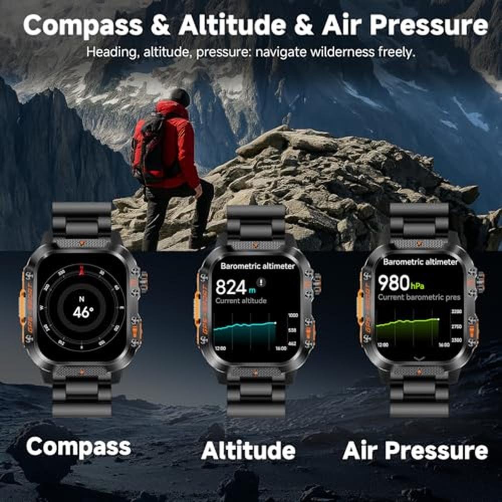 BRUBOSES GPS Smart Watch for Men – In Use