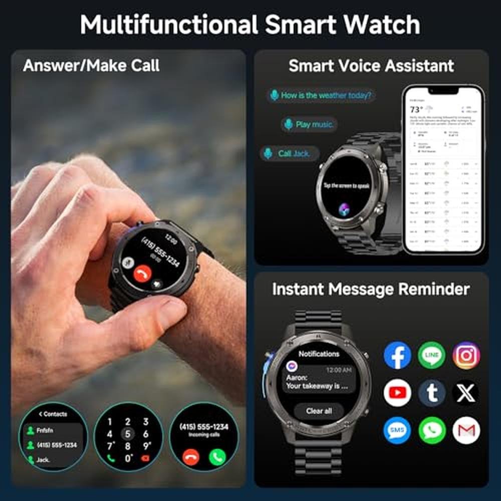 BRUBOSES GPS Smart Watch: Military Rugged Smartwatches – Packaging
