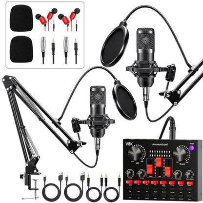 Audio Brvomussy: Brvomussy Podcast Equipment Bundle for 2 – Front View