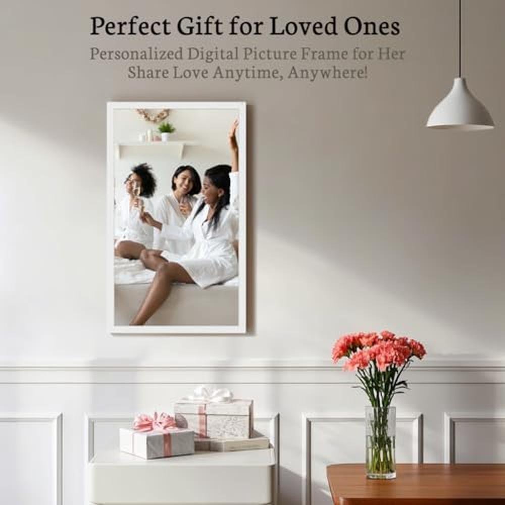 Digital Frame: BSIMB Large 32 Inch 64GB 1920x1080 FHD WiFi – Packaging