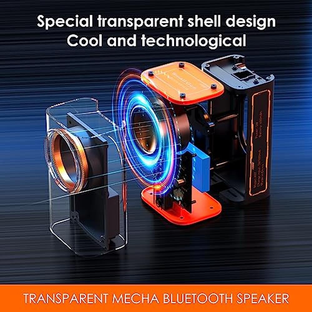 Speaker BSZHI: BSZHI Transparent Wireless Bluetooth Speaker – Side View