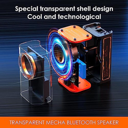 Speaker BSZHI: BSZHI Transparent Wireless Bluetooth Speaker – Side View