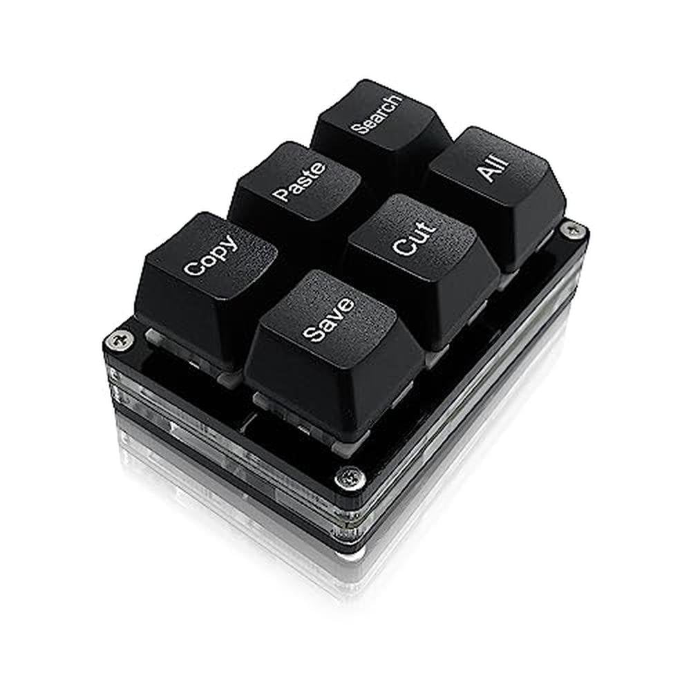 Keyboard BTXETUEL: BTXETUEL Copy Paste Search Save Cut All – Front View