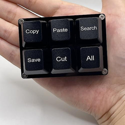 Keyboard BTXETUEL: BTXETUEL Copy Paste Search Save Cut All – Close-up Detail