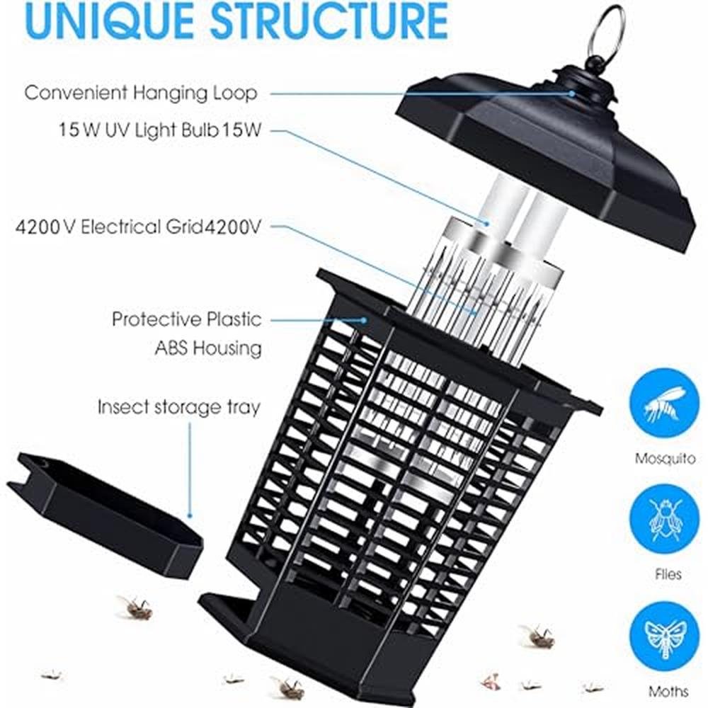 Electric Zapper for Bugs: Outdoor Mosquito Zapper 4200V – Packaging