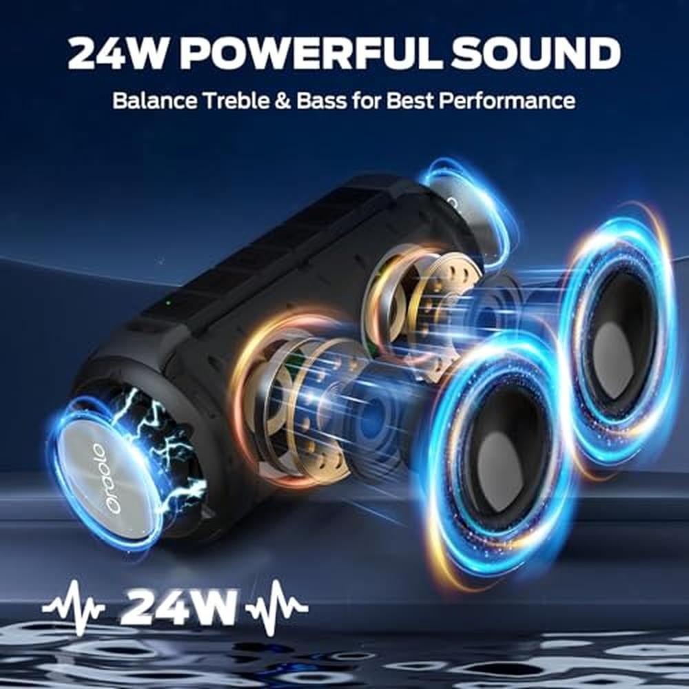 Bluetooth Bugani Speaker: Bugani Luster Portable Wireless – Side View