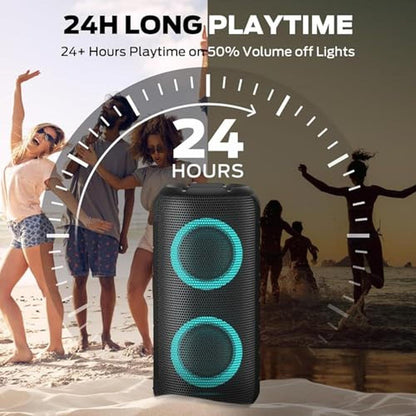 Bluetooth Bugani Speaker: Bugani Luster Portable Wireless – In Use