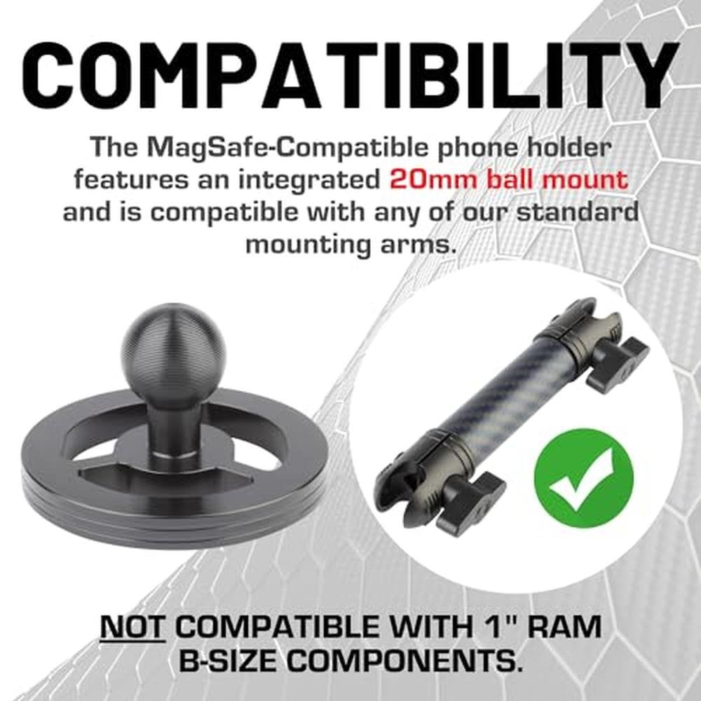 Holder MagSafe: Bulletpoint Dash Mount Magnetic Cell Phone – Close-up Detail