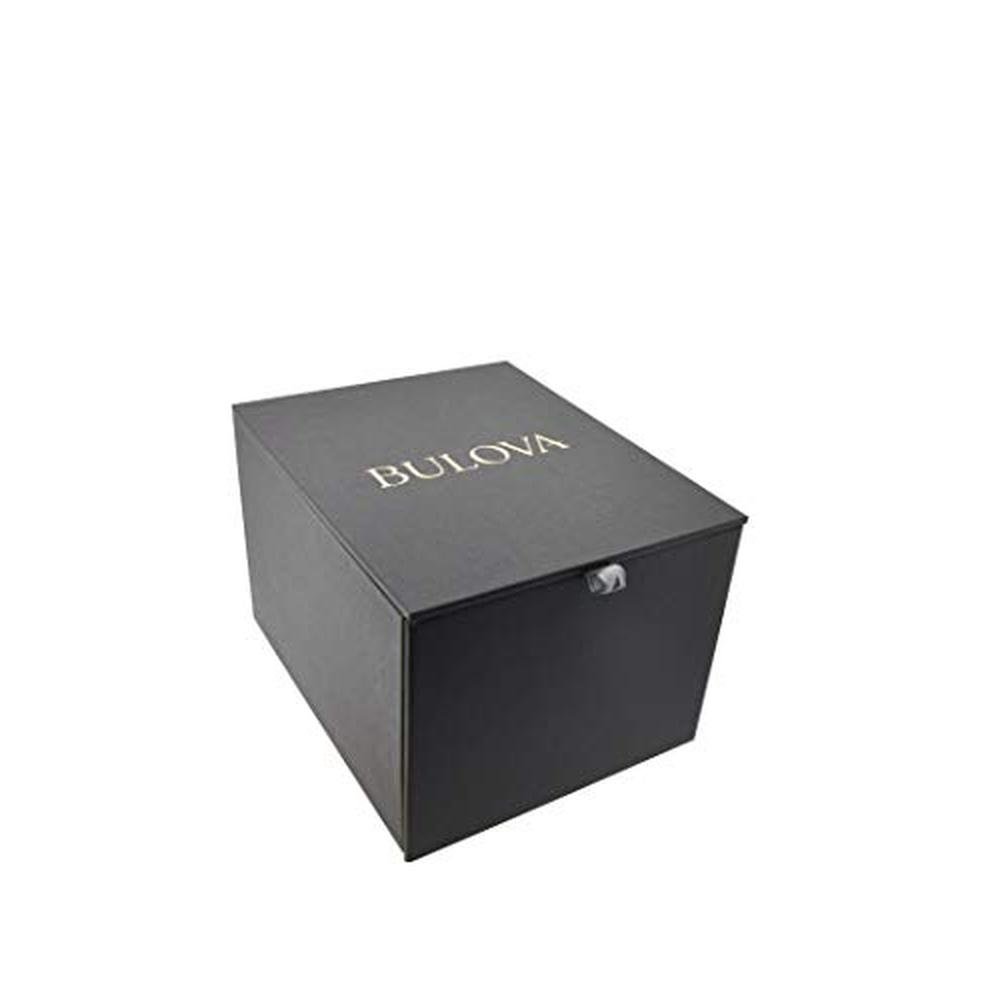 Bulova Ladies Classic Diamond Two-Tone Gold Stainless Steel – Side View