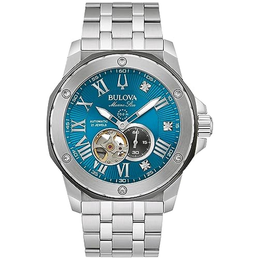 Bulova Marc Anthony Men's Automatic Marine Star Stainless – Front View