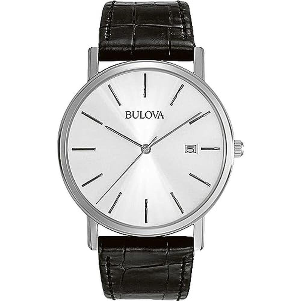 Bulova Men: Bulova Classic 3-Hand Calendar Date Quartz – Front View