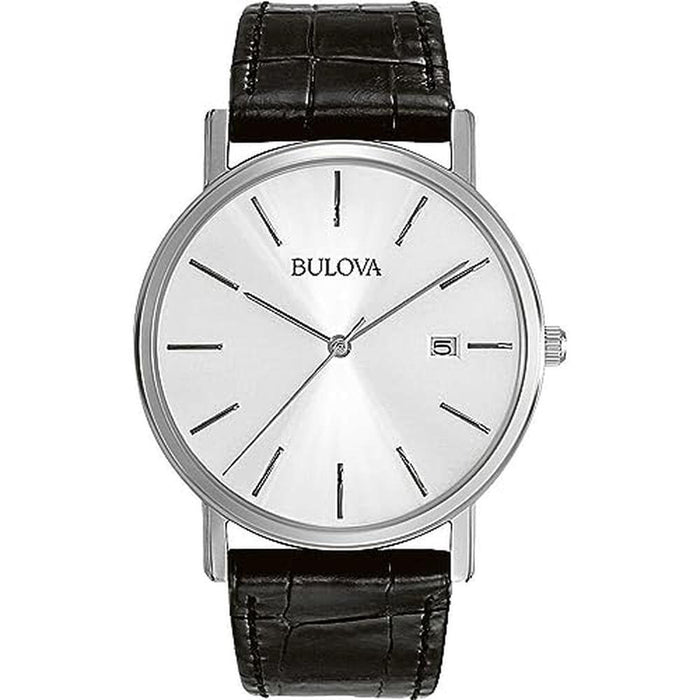 Bulova Men: Bulova Classic 3-Hand Calendar Date Quartz – Front View