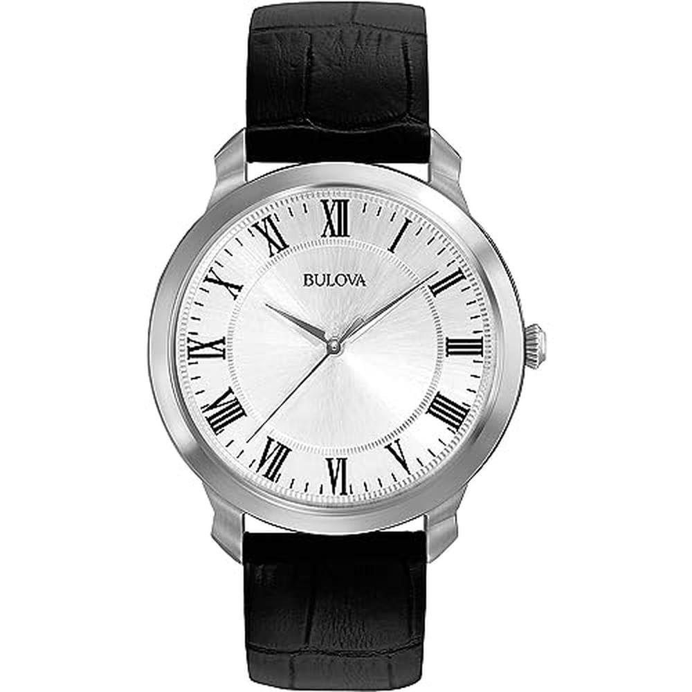 Bulova Men's Classic 3-Hand Quartz Watch – Front View