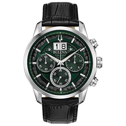 Bulova Men's Classic Sutton 6-Hand Chronograph Calendar Big – Front View
