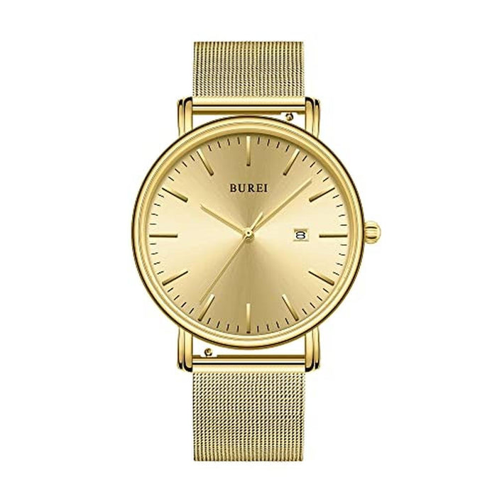 Burei Men's Fashion Minimalist Wrist Watch – Front View
