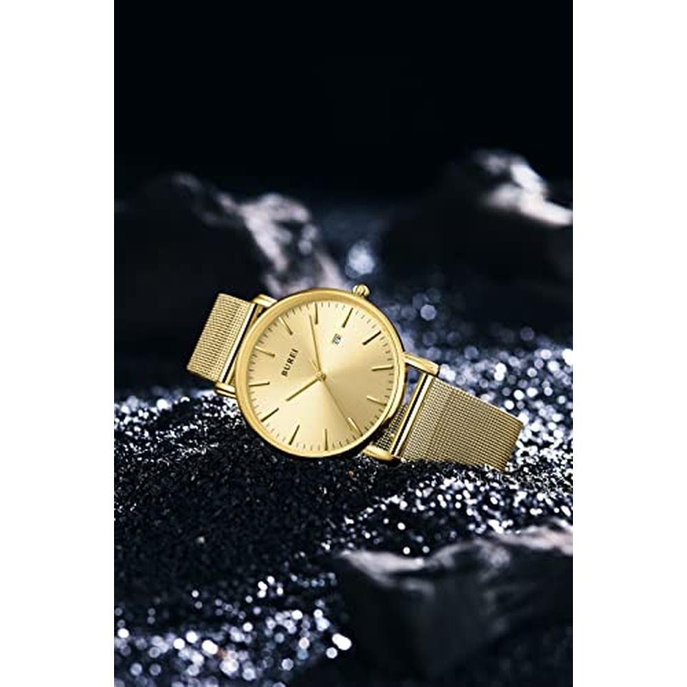 Burei Men's Fashion Minimalist Wrist Watch – Close-up Detail