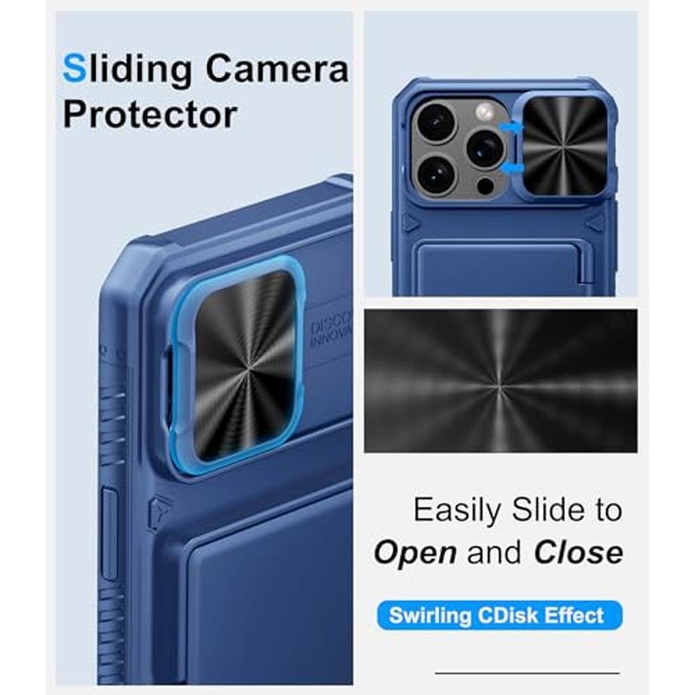 iPhone Case: BXYJY iPhone 16 Pro Max Case with Card Holder – In Use