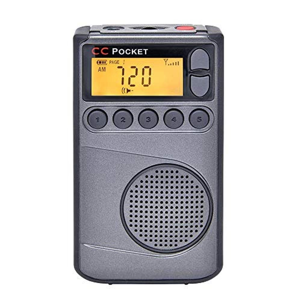 C. Crane CC Pocket Radio: AM FM and NOAA Weather Radio with – Close-up Detail