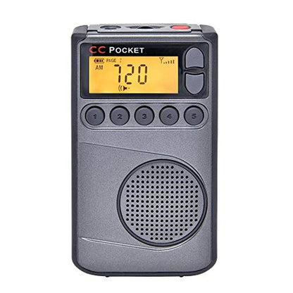 C. Crane CC Pocket Radio: AM FM and NOAA Weather Radio with – Close-up Detail