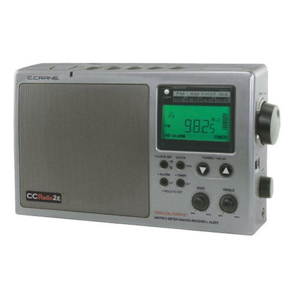 Crane Radio: C. Crane CC Radio-2E Enhanced Portable AM FM – Front View